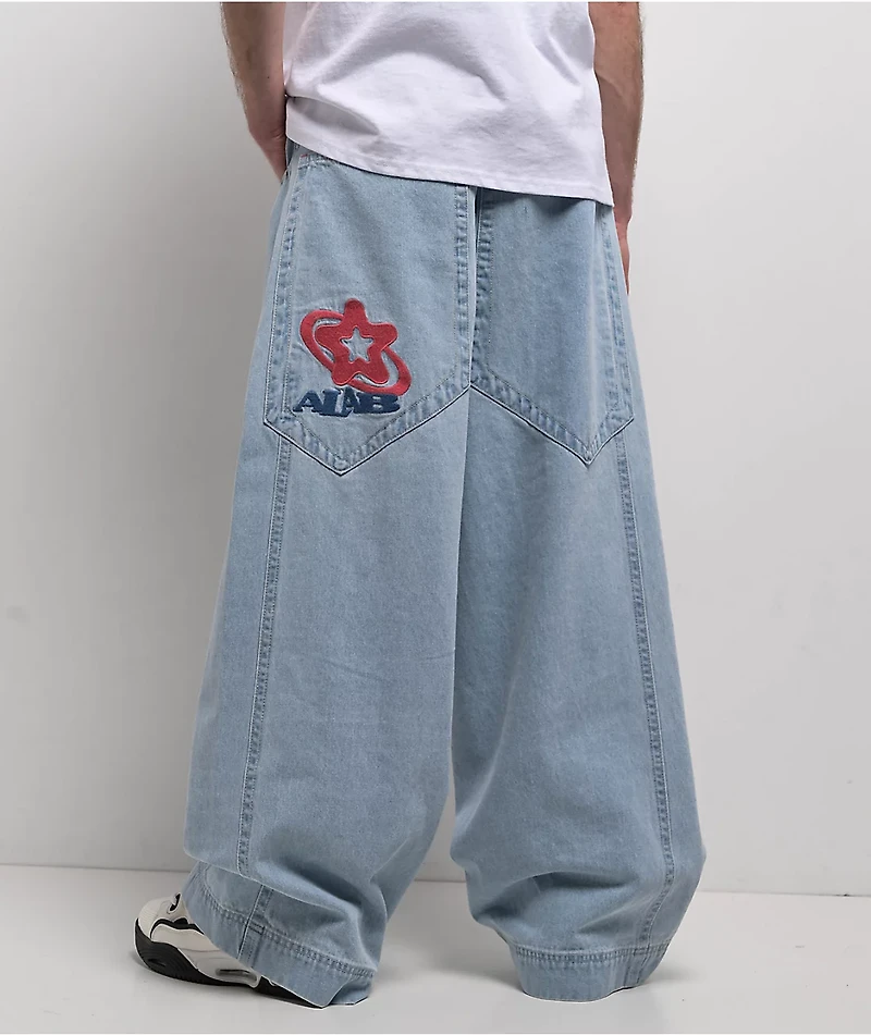 A.LAB Star Mega Rave Light Blue Jeans