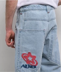 A.LAB Star Mega Rave Light Blue Jeans