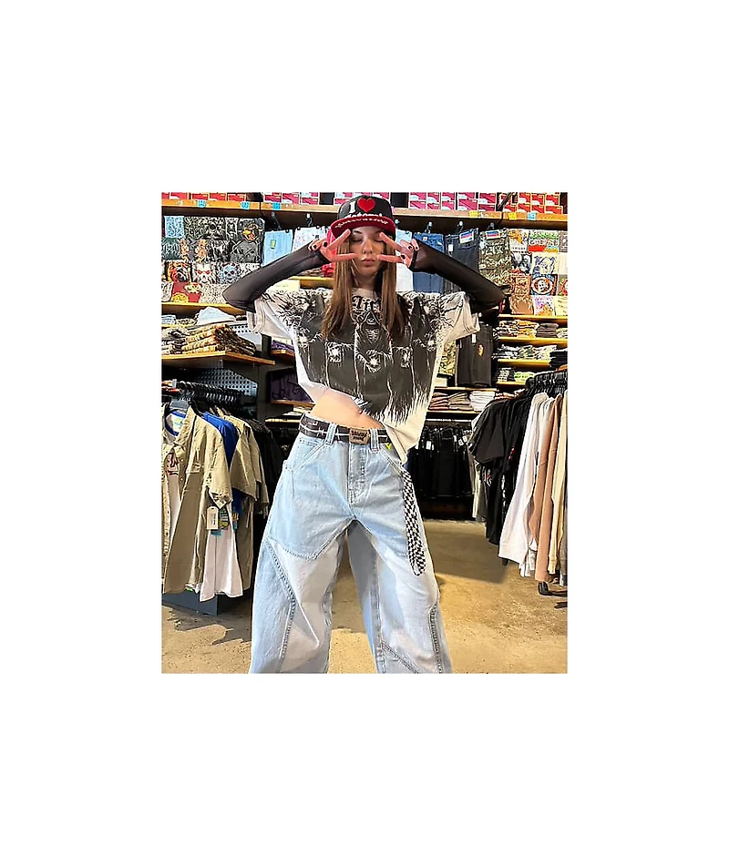 A.LAB Star Mega Rave Light Blue Jeans