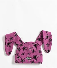 A.LAB Star Purple Bunny Beanie