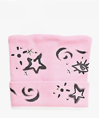 A.LAB Stencil Pink Cat Beanie