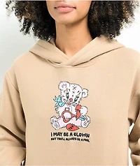 A.LAB Stitches Bear Tan Hoodie