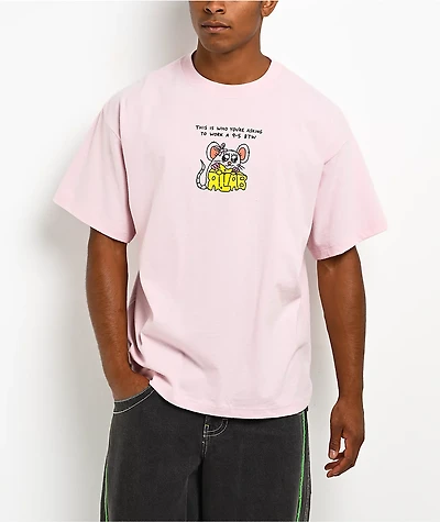 A.LAB This Is Who You're Asking Pink T-Shirt