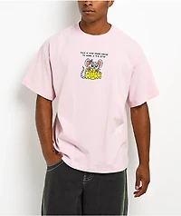 A.LAB This Is Who You're Asking Pink T-Shirt