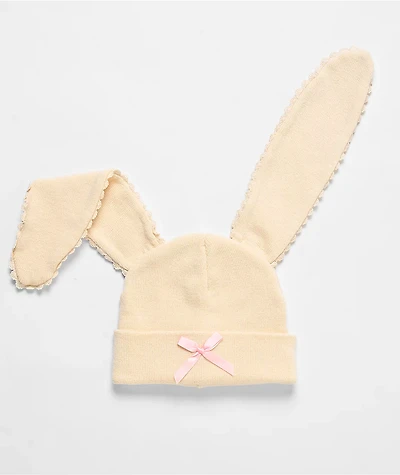 A.LAB Thrills and Frills Natural Tone Bunny Beanie