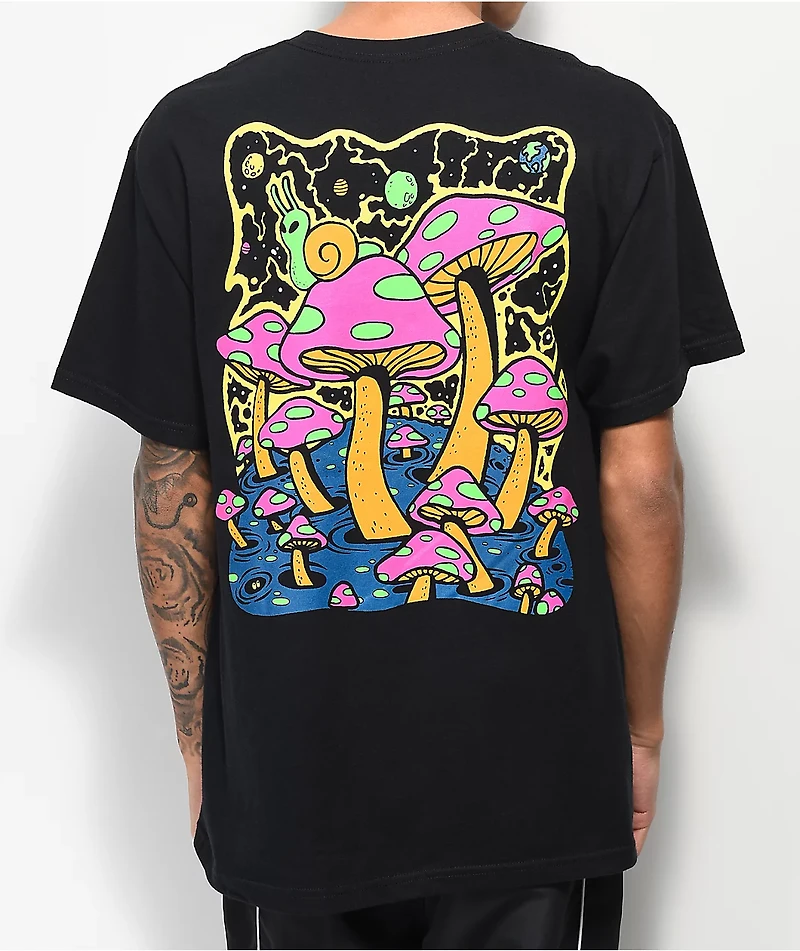 A.LAB Trip On This Black T-Shirt