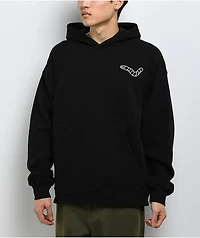 A.LAB Wanted Worm Black Hoodie