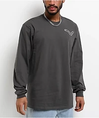 A.LAB Wanted Worm Charcoal Long Sleeve T-Shirt