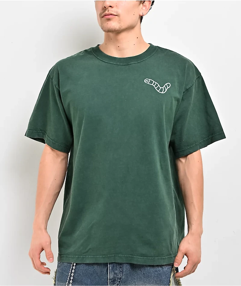 A.LAB Wanted Worm Green T-Shirt