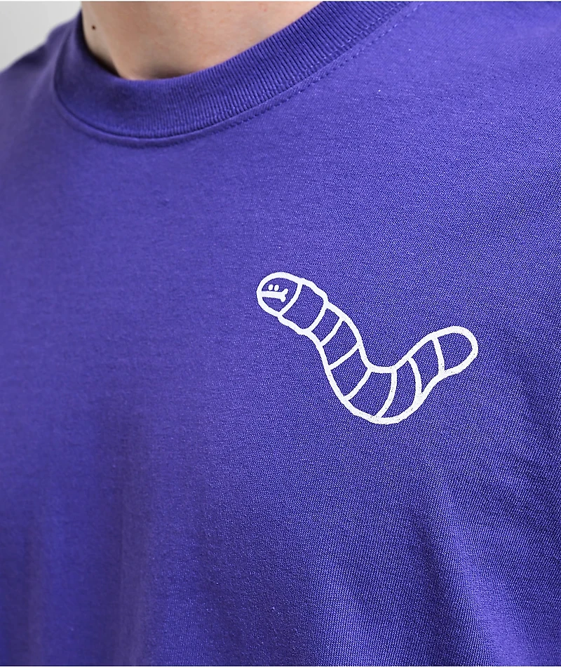 A.LAB Wanted Worm Purple T-Shirt