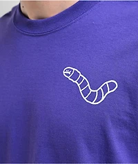 A.LAB Wanted Worm Purple T-Shirt