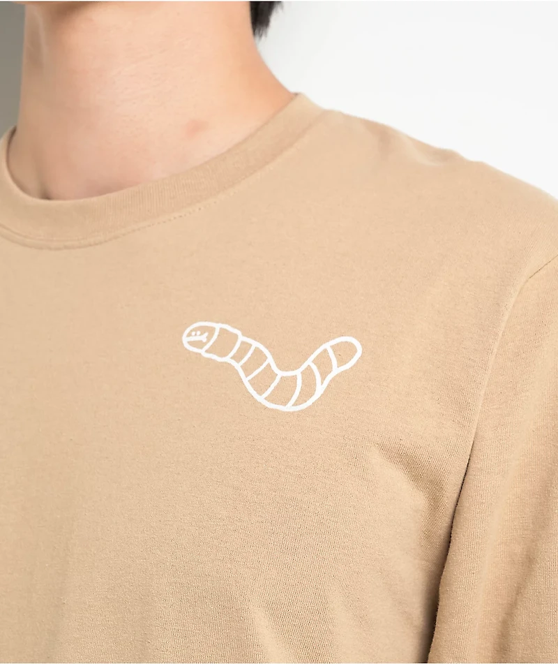 A.LAB Wanted Worm Sand Long Sleeve T-Shirt