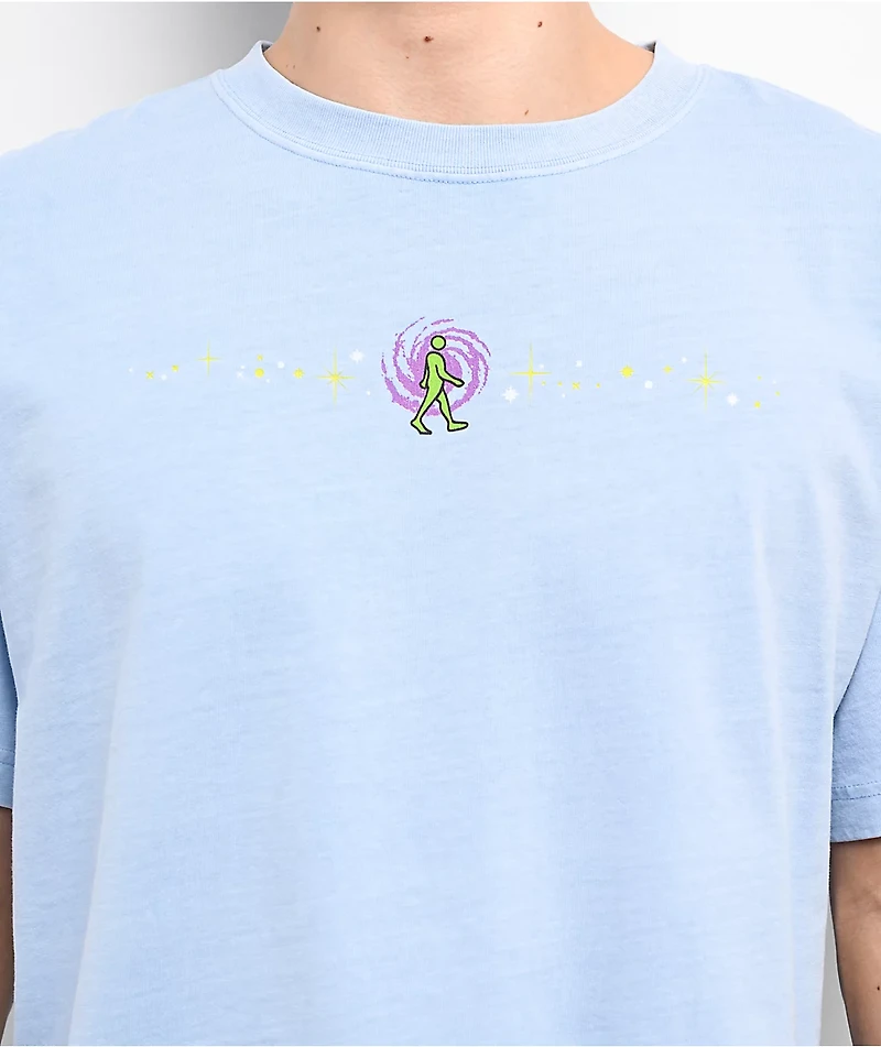 A.LAB We Leave In Peace Blue T-Shirt