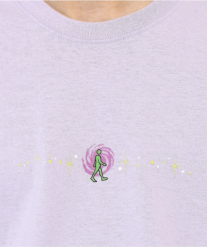 A.LAB We Leave Peace Lavender T-Shirt