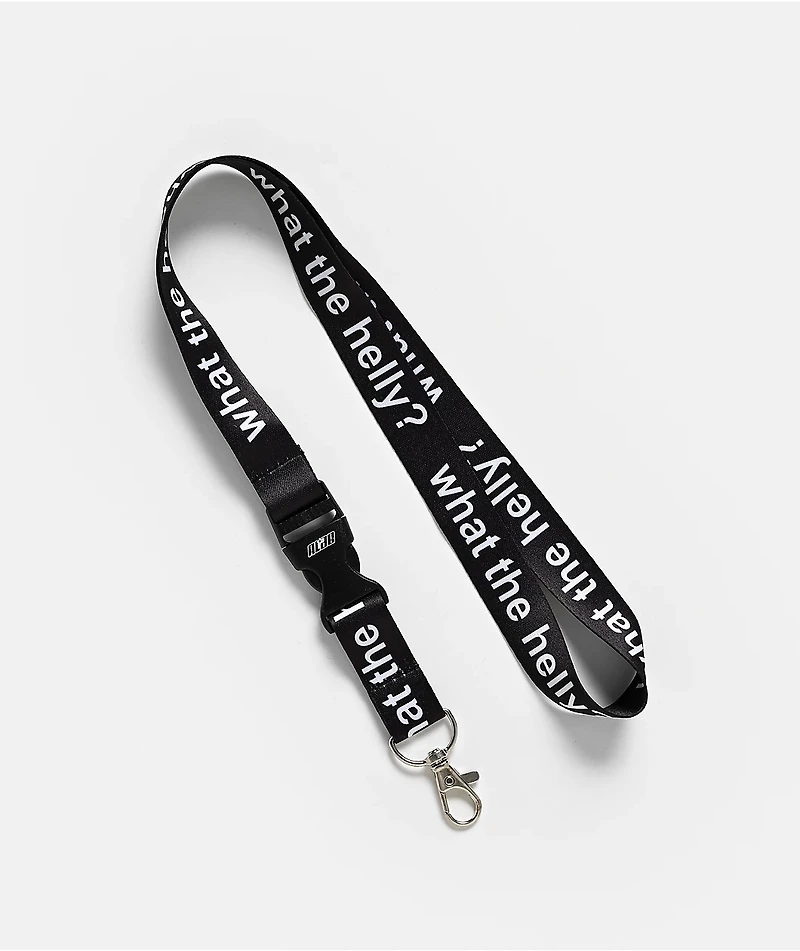 A.LAB What The Helly Black Lanyard