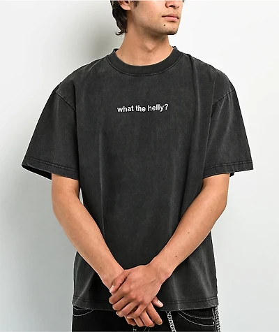 A.LAB What The Helly Black Wash T-Shirt
