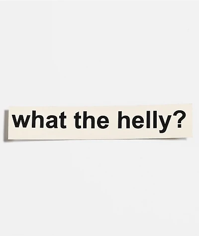 A.LAB What The Helly Sticker