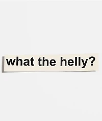 A.LAB What The Helly Sticker