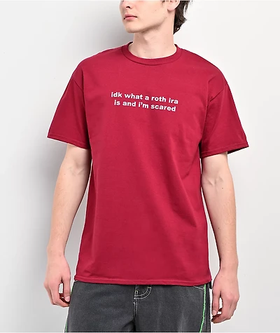 A.LAB Whats A Roth IRA Red T-Shirt