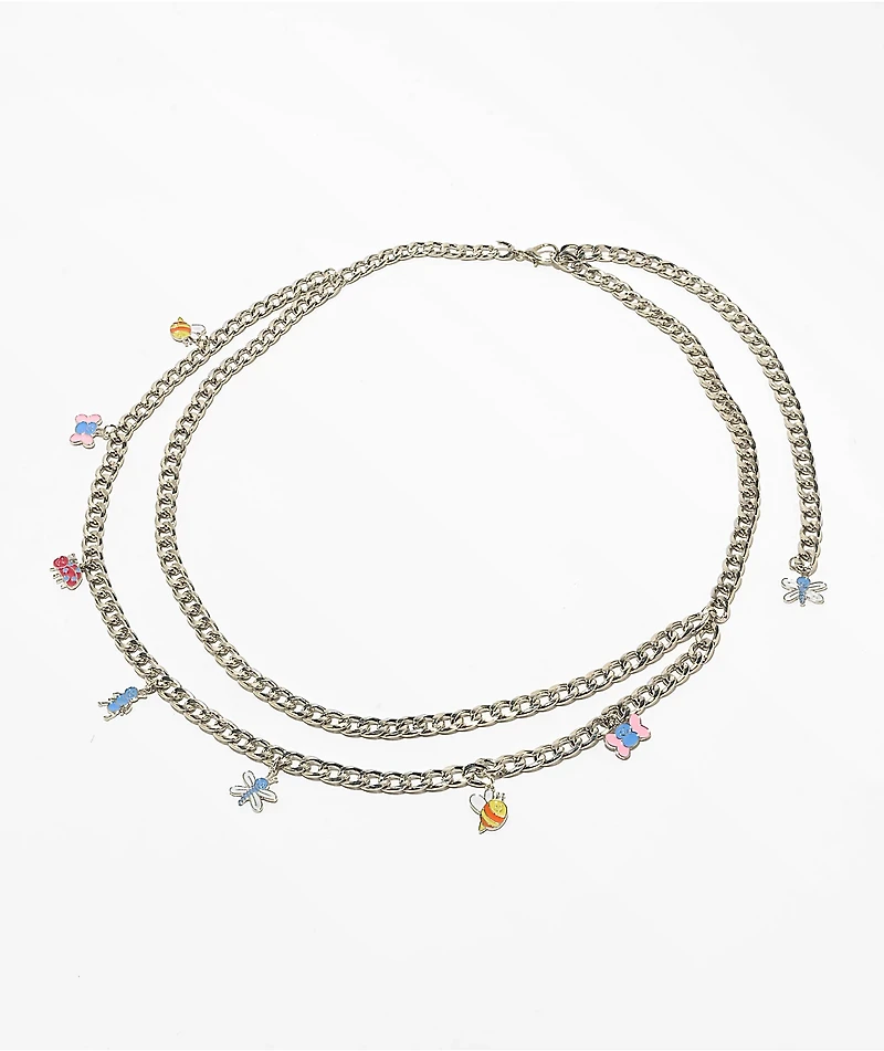 A.LAB Whitley Silver Chain Belt