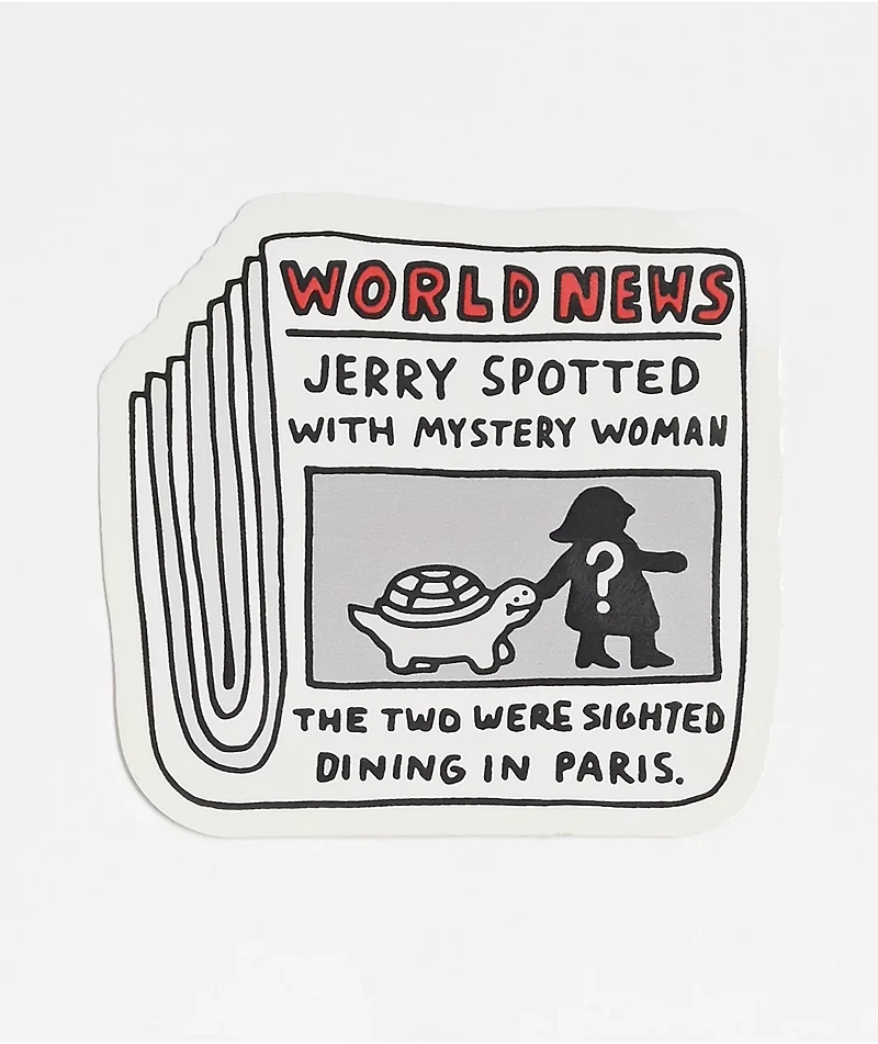 A.LAB World News Sticker
