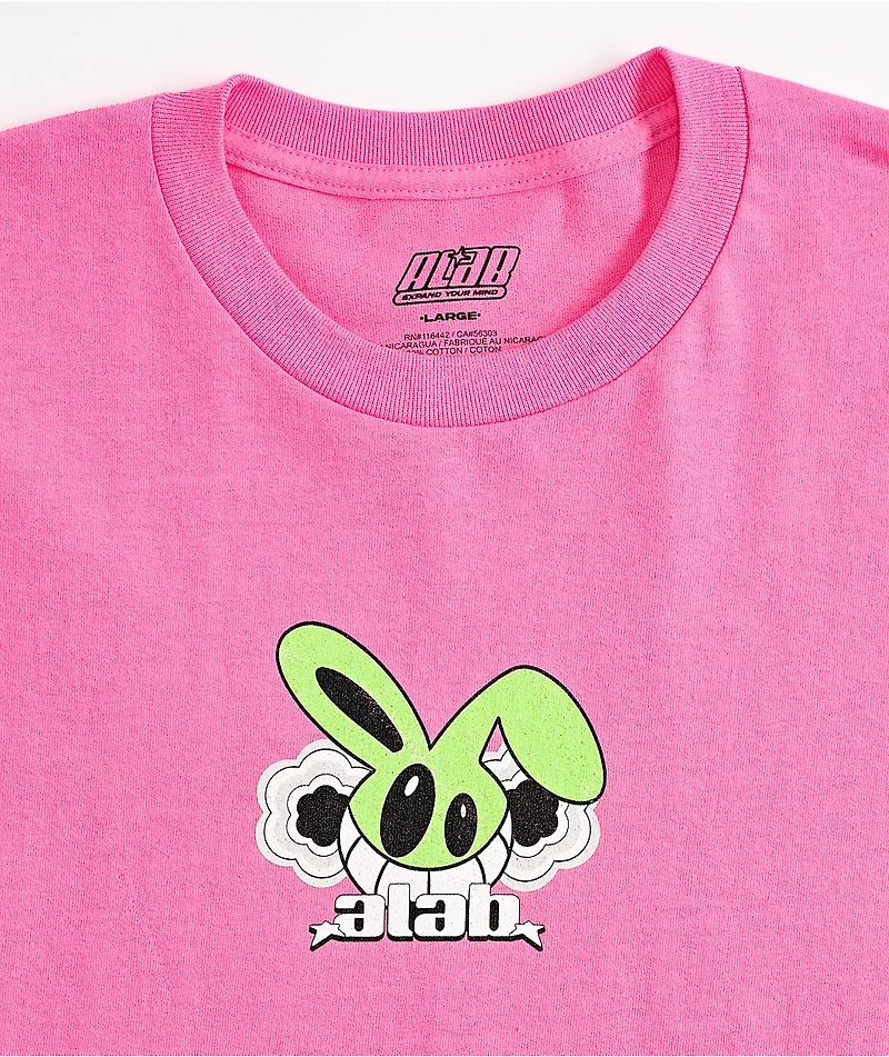 A.LAB Y2K Bunny Pink T-Shirt