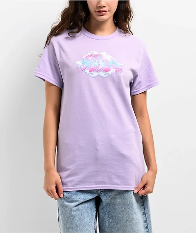 A.LAB Y2K Gradient Lavender T-Shirt