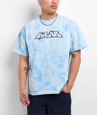 A.LAB Y2K Squad Blue Tie Dye T-Shirt