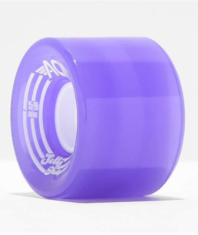 ACID Chemical Co. Purple Jelly Shots 59mm 80a Longboard Wheels