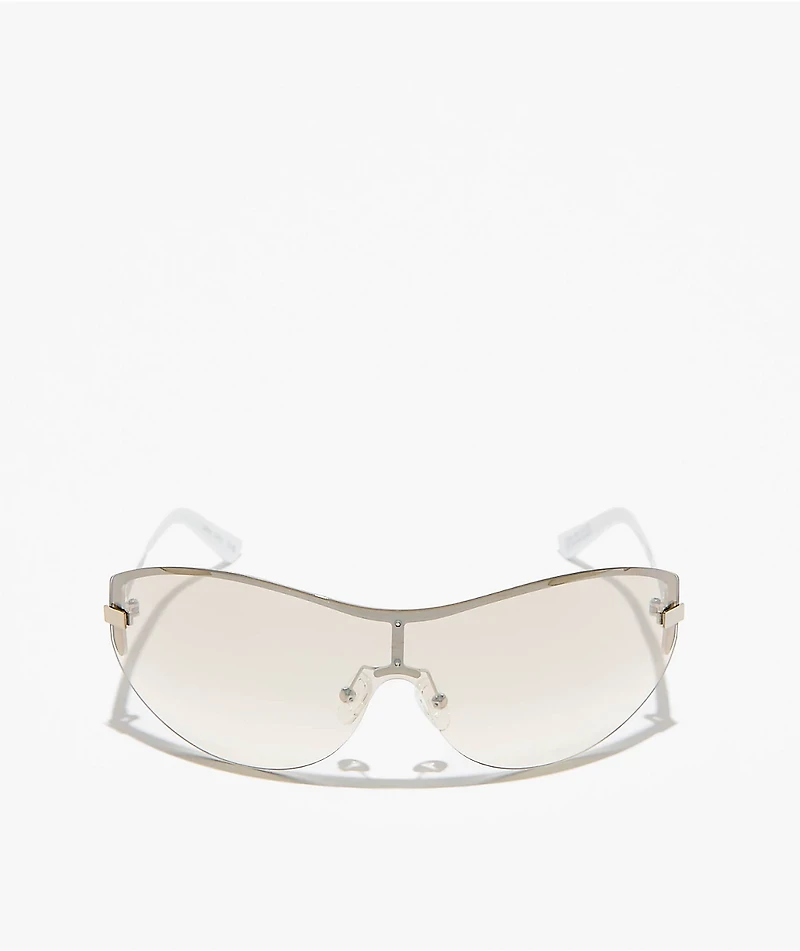 AIRE x Von Dutch Bombshell Silver & White Sunglasses