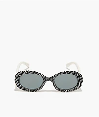 AIRE x Von Dutch Dazed Zebra Vintage White Sunglasses