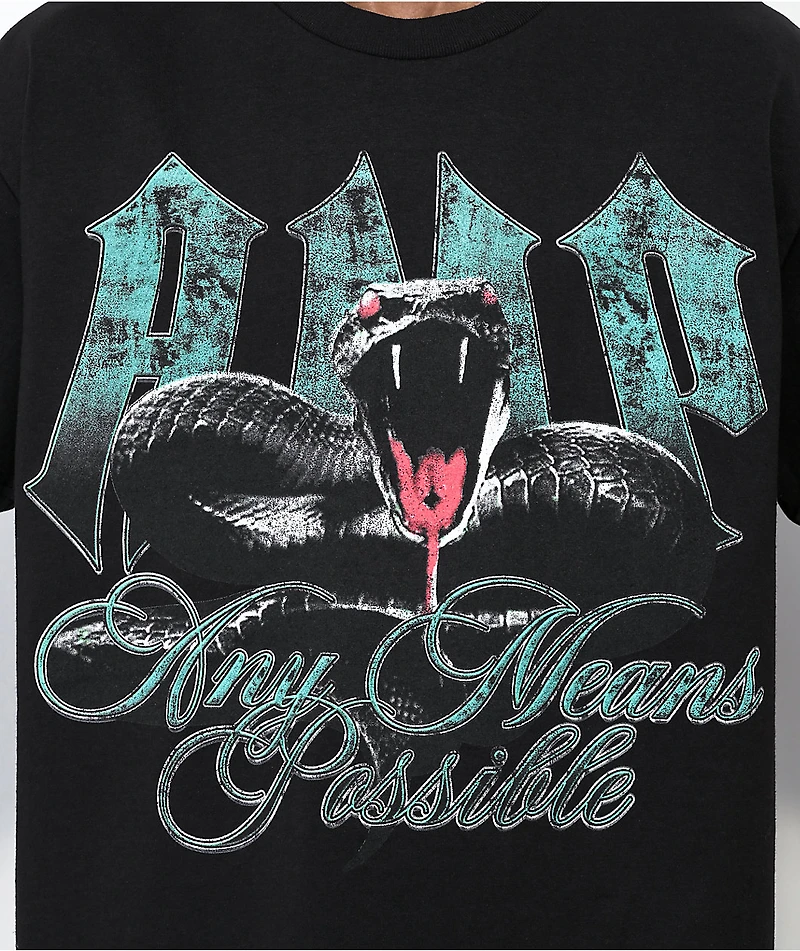 AMP Snake Black T-Shirt