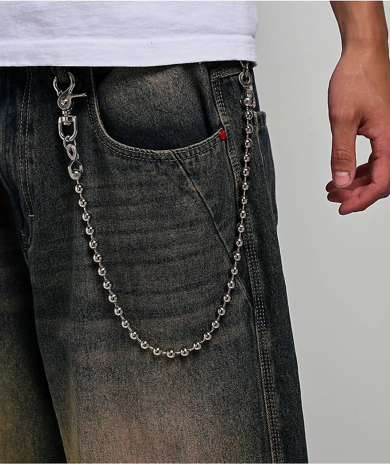 AMiGAZ Ball Silver Pocket Chain