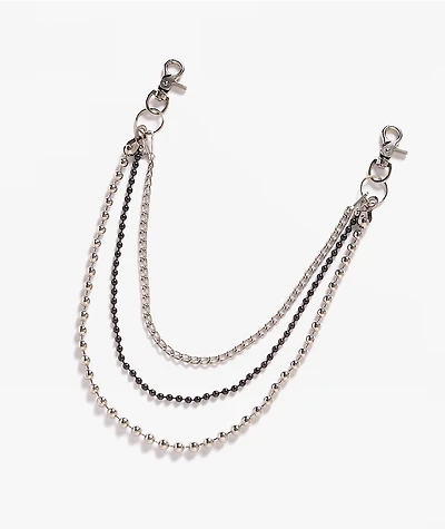 AMiGAZ Mixed Metal Triple Pocket Chain