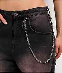 AMiGAZ Tear Drop Silver Pocket Chain