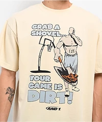 AND1 Trash Talk Game Is Dirt Off White T-Shirt
