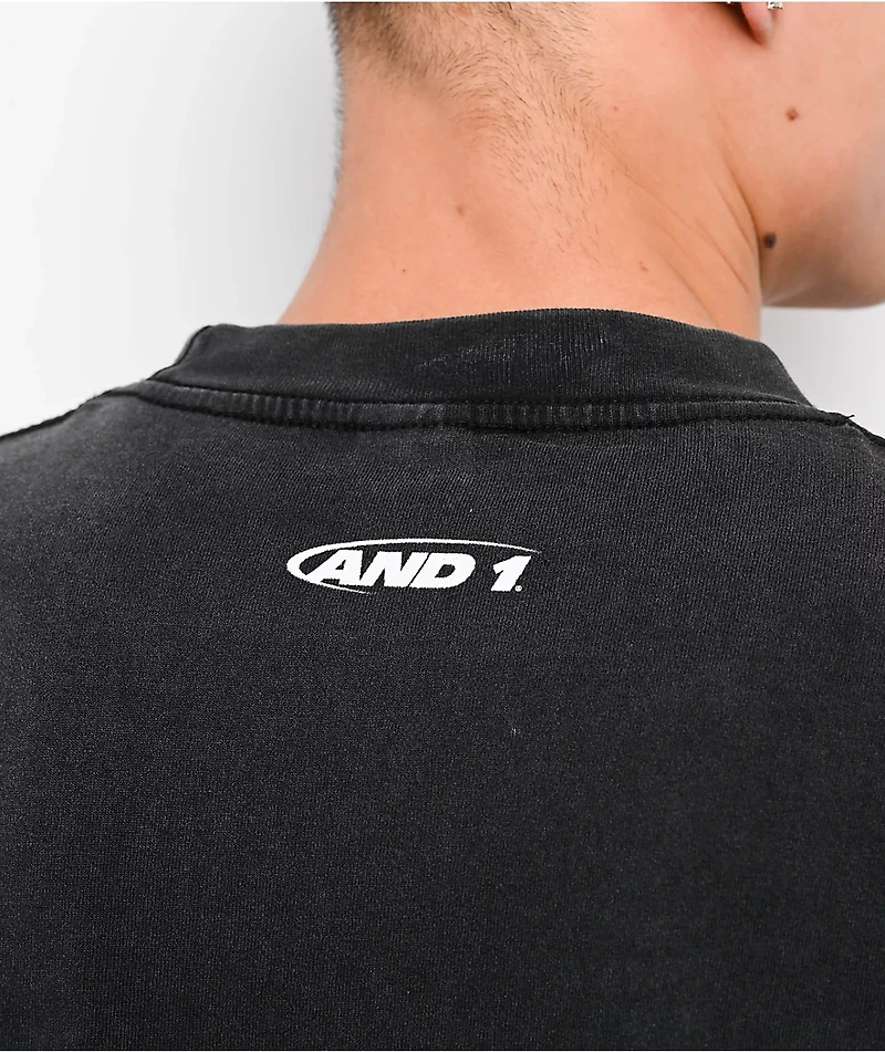 AND1 Trash Talk Momma Pack Washed Black T-Shirt