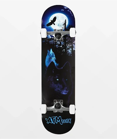ATM Lone Wolf 8.0" Skateboard Complete