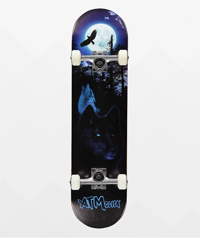 ATM Lone Wolf 8.0" Skateboard Complete