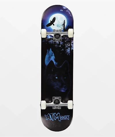 ATM Lone Wolf 8.0" Skateboard Complete