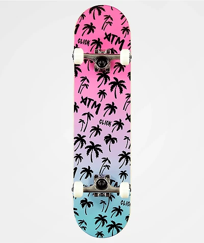 ATM Neon Beach 7.75" Skateboard Complete