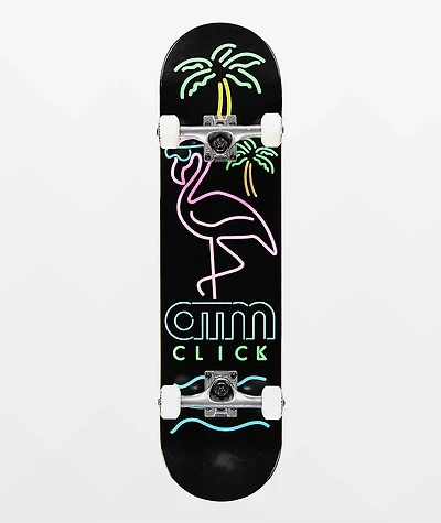 ATM Neon Flamingo 8.0" Skateboard Complete