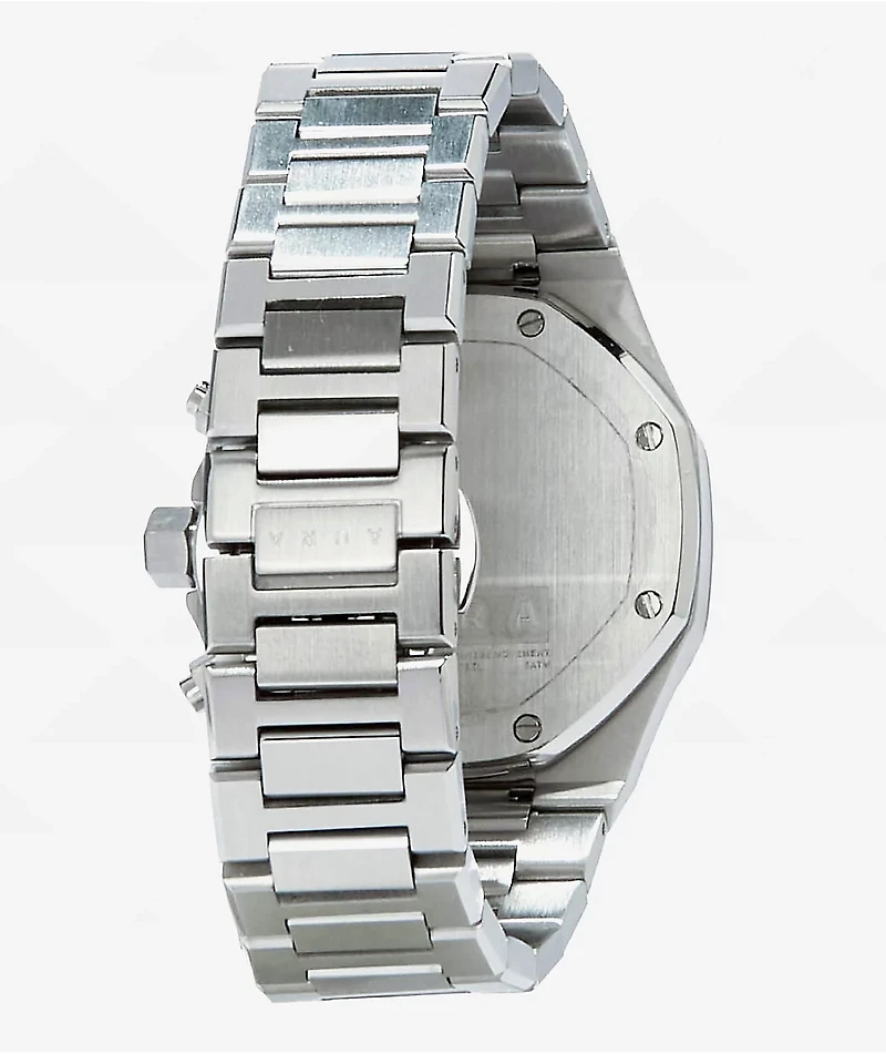 AURA Chronograph 001 Steel & Purple Analog Watch