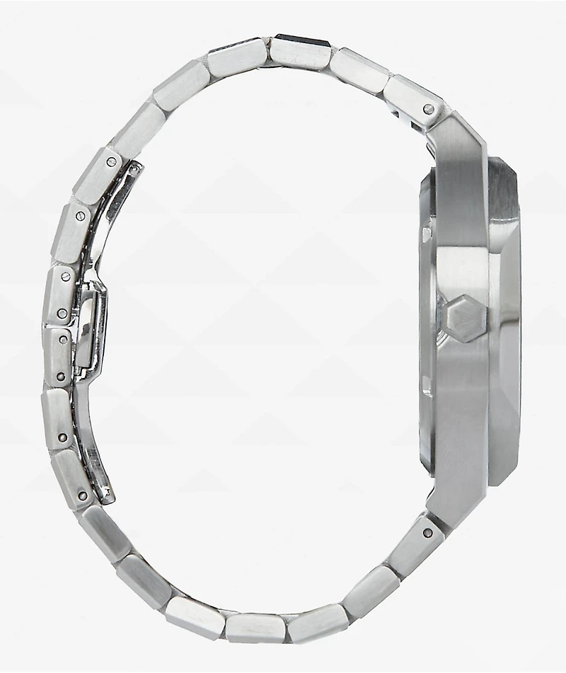 AURA Date 003 Steel & Turquoise Analog Watch