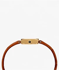 AURA Dice Cognac & Brown Analog Watch