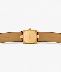 AURA Dice Cognac & Brown Analog Watch