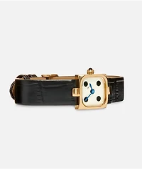 AURA Dice Gold & Black Analog Watch