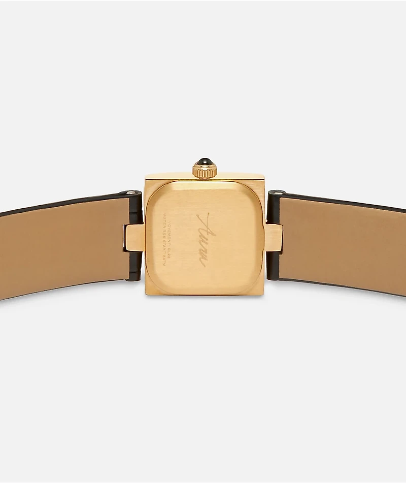 AURA Dice Gold & Black Analog Watch