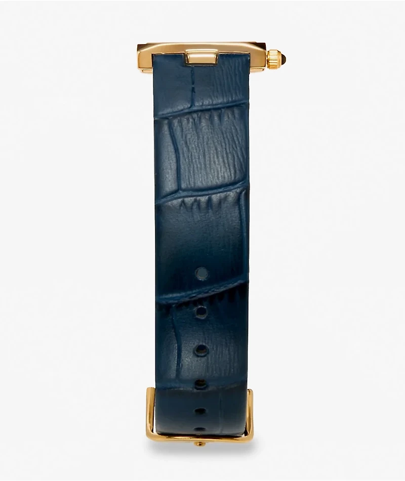 AURA Dice Gold & Navy Analog Watch