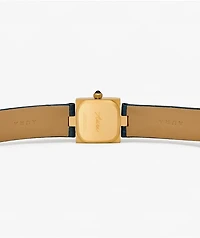 AURA Dice Gold & Navy Analog Watch